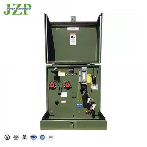 Jzp 167 Kva 250kva 60hz 4160v до 480/277v радиално подаване Dead Front еднофазен трансформатор за монтиране на подложка
