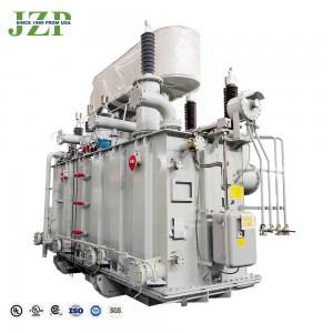 ស្តង់ដារ ANSI 40mva 50mva 100mva Three Winding Oil Filled Power Transformer 110kv 33kv power storage transformer