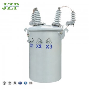 Customized power transformer 30kva 50kva 75kva 100kva one phase 220v 480v oil filled pole mount transformer price