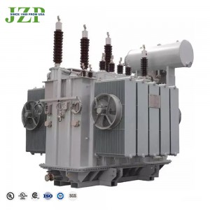 Výkonový transformátor 200KV/66KV/10KV elektrický rozvodný transformátor 100mva 125mva