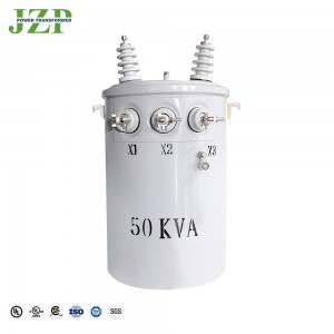 Conventional Type Oil Immersed Single Phase Pole Mounted Transformer Overhead