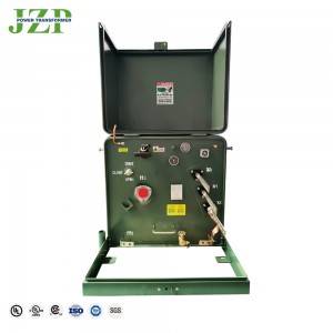 ប្រេង FR3 បំពេញ 13200V ដល់ 208/120V 15 kVA 25 kVA Single Phase Pad Mounted Transformer