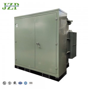 ມາດຕະຖານ ANSI 300 kva 500kva 750kva 34500V ຫາ 240/120V ສາມໄລຍະ padmounted transformer ກັບ IFD