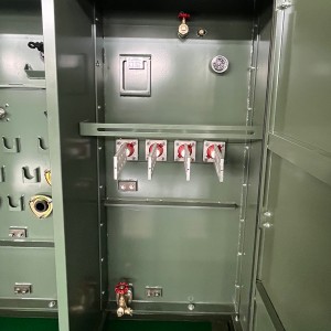 Niddereg Spannungstransformatoren 150kva Dräi-Phase 19920V bis 400/230V Distribution Pad montéiert Transformator Substation3
