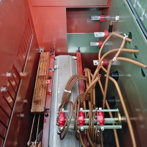 Transformateur monté sur coussin, norme ANSI DOE, 60HZ, 750kva, 1000kva, 1500kva, triphasé, 7620V à 240/120V, alimentation en boucle 4