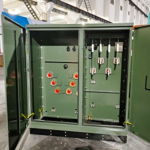 Fabrikspris ANSI Standard 500KVA trefas 7620V till 240/120V Padmonterad transformator UL Listed7
