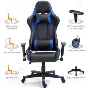 Anji Jifang 2021 OEM cadires de joc de cuir DOTA 2 de luxe d'alta qualitat silla gamer