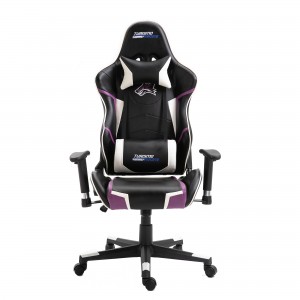 Chaise de bureau d'ordinateur en gros PC gamer Style de course ergonomique chaise de jeu en cuir confortable