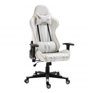 Skräddarsydd roterande och bekvämt ergonomiskt ryggstödsspelstol av god kvalitet