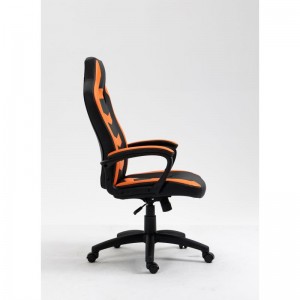 Jifang High Quality Comfortable PU Black Silla Gaming Chair Racing Chair EN1335 Certified EN12520 Certified