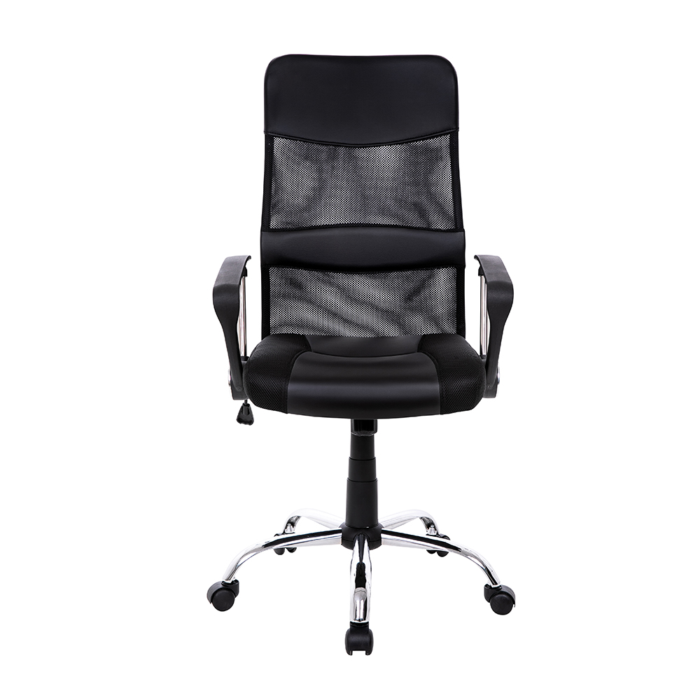 Chair Metal Frame Backrest Stool Coffee Chair Mesh Part Black Aluminum Chair Frame (2)
