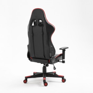 ဂိမ်းကစားသူများအတွက် စိတ်ကြိုက် 2D လက်စွပ် အနက်ရောင် PC Gaming Chair ps4