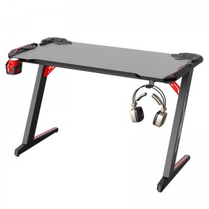 Electronic Office Table Modern Design Furniture High Quality Computer Table Gaming Table nga adunay LED Light