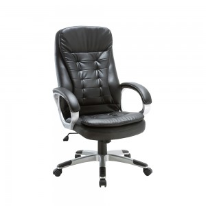 នាយកប្រតិបត្តិ Swivel China Cheap Plastic Leather Computer Chair National Boss Arm Chair