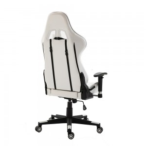 Moderna ergonomska kožna okretna stolica za trkačke računare sa visokim leđima