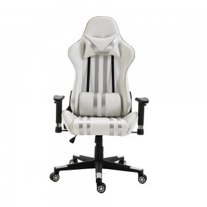 China wholesale White Gaming Chair Suppliers –  Modern Ergonomic High Back Leather Swivel Computer Gamer Racing Gaming Chair – ANJI JIFANG