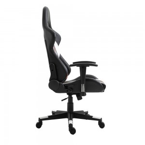 Moderni pasukama reguliuojama lenktyninė ergonomiška odinė atlošiama žaidimų kėdė