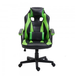 តម្លៃថោក High Back Swivel PU Fabric Office Racing Computer PC Gamer Gaming Chair