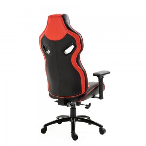 Cadeira de escritório moderna barata de couro sintético PU para jogadores com apoio de braço ajustável cadeira de jogos de corrida