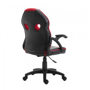 Lēts, ergonomisks, ērts grozāms PC datorspēļu sacīkšu spēļu krēsls ar augstu atzveltni
