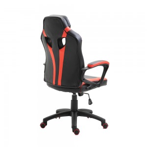 Cadira d'oficina per a jocs d'ordinador a l'engròs d'esquena alta barata Cadira de jocs de cuir ergonòmica per a jugadors de PC