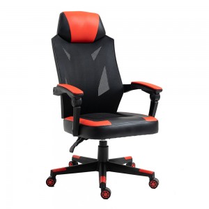 Cadira de carreres reclinable moderna barata, amb respatller alt, ergonòmic, giratori, tela de malla, cadires de jocs per a jugadors d'ordinador