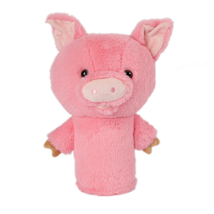 custom pink piggy animal golf headcovers