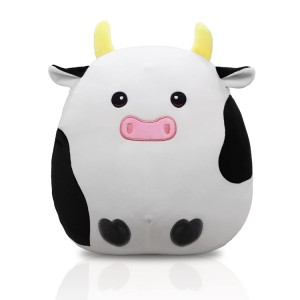 AIXINI 25cm custom logo stuffed animal cow plush toys for kids