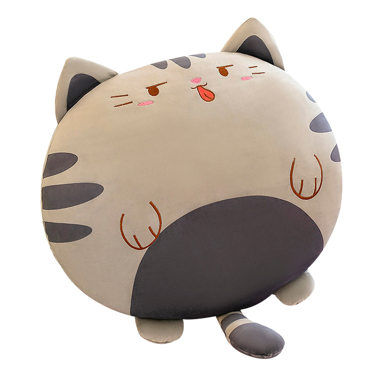 Stuffed high plush fat cat plush pillow cushion Featured Image