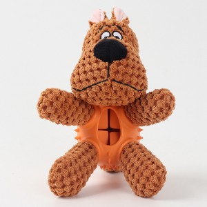 Wholesale soft pet plush dog toys squeaky chew of pets