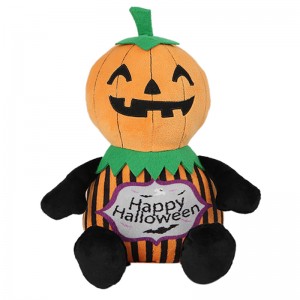 Cute and safe pumpkin stuffed animl halloween plush toy
