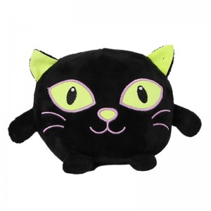 High quality custom cat bat vampire spider halloween plush toy pillow