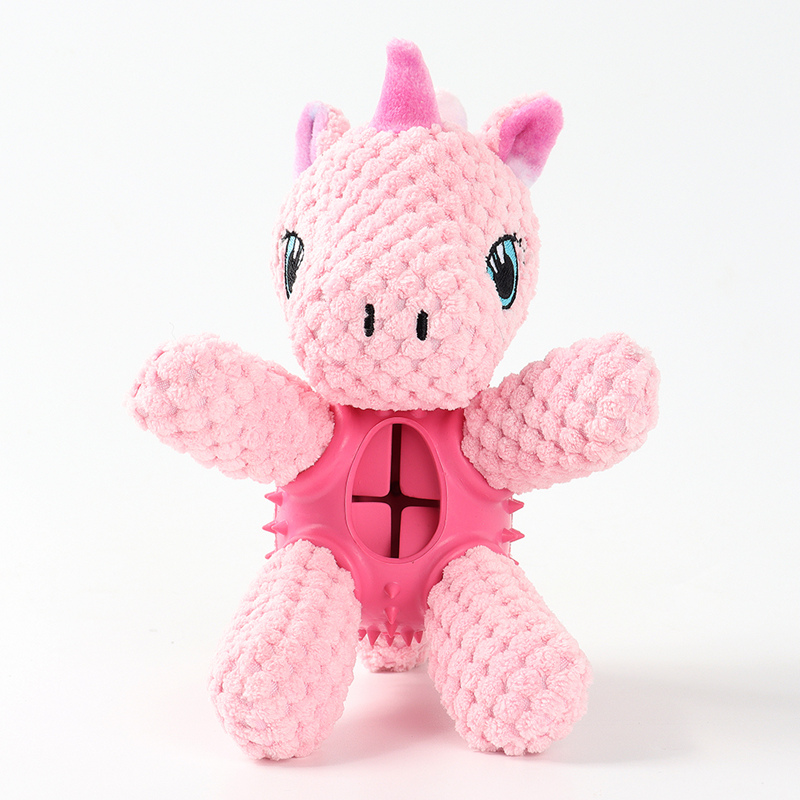 custom pet stuffed animal unicorn squeaky plush pets Featured Image