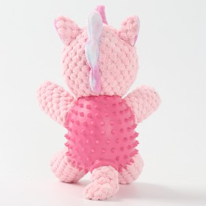 custom pet stuffed animal unicorn squeaky plush pets