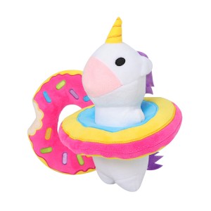 kawaii stuffed unicorn and rainbow donut plush toy