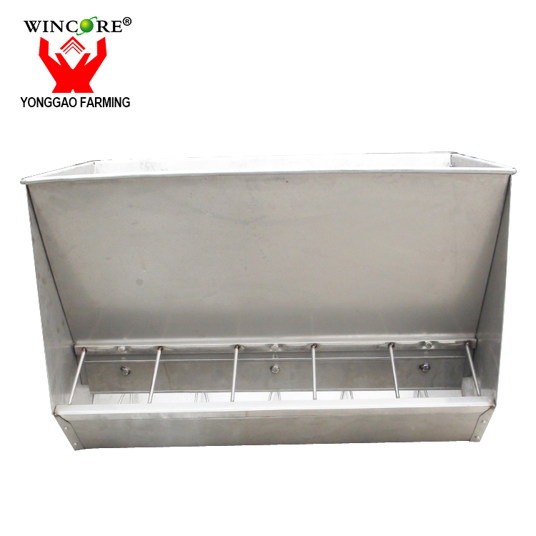 OEM Supply Plastic Cooler Box - Pig Farm Stainless Steel Double Sided Feeding Trough Pig Feed Feeder Trough For Sale – Jimu