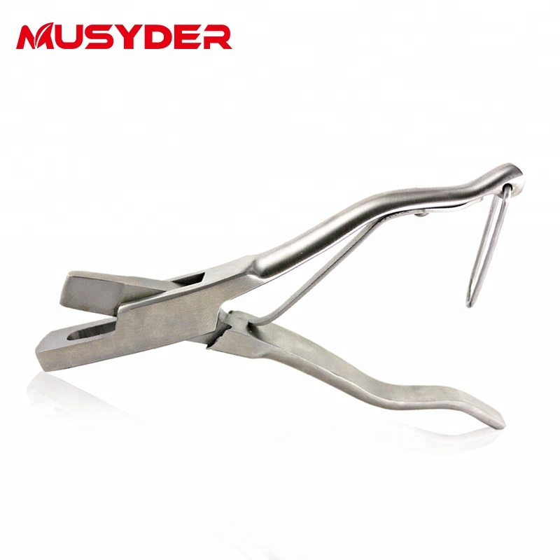 stainless steel large u shaped ear notcher for pigs