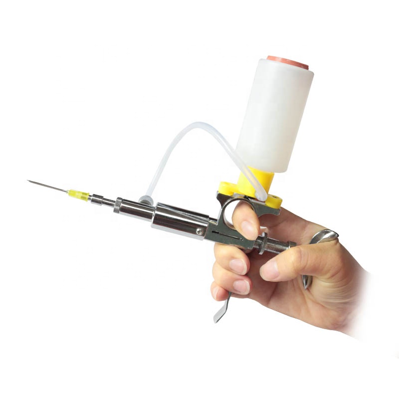 auto injector Beterinaryo syringe 5ml automatic nga pagbakuna padayon nga syringe uban sa botelya alang sa indeyksiyon