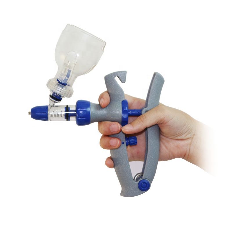 Automatic animal vaccines injection syringe gun for veterinary