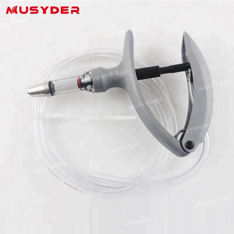 Manufacturer for Pig Ear Tag - automatic animal veterinary vaccination gun syringe with tube filling – Jimu