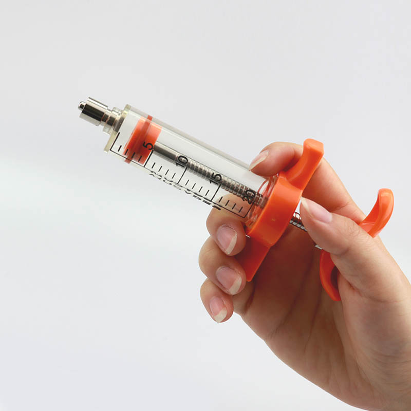Manufactur standard Syringe - 20ml adjustable recyclable veterinary syringe for pig – Jimu