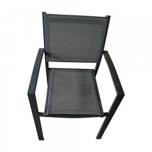 JJC090 Stapelstol i aluminium