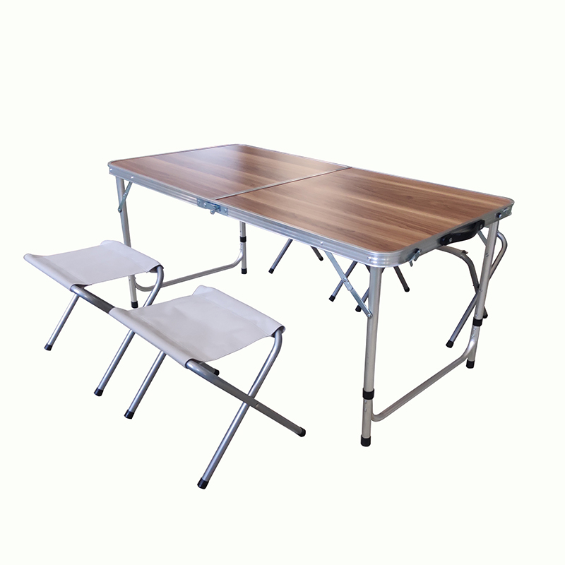 Famous Discount Patio Set Outdoor Furniture Suppliers - JJS083 Camping aluminum folding set – Jin-jiang Industry