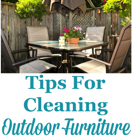 How to Keep Outdoor Furniture Clean