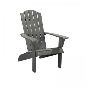 JJC-14512-GRAY Chaise Adirondack d'extérieur en bois PS