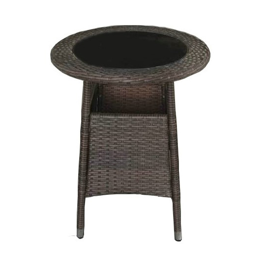 Best Cheap Weather Outdoor Rattan Table Set Quotes - JJT3177G Steel frame outdoor rattan bistro table – Jin-jiang Industry