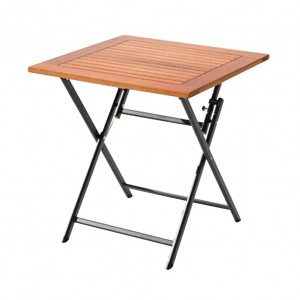 JJT6224 Aluminijski drveni sklopivi stol