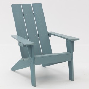 KCWS-X1 Modern Fixed Adirondack Chair with Tea Tray