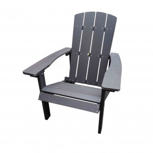 JJ-C14501-SLT-GG PS wood Adirondack chair