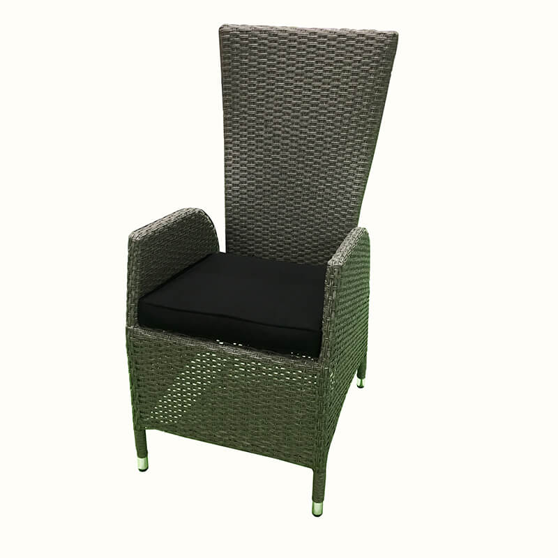 Europe style for Cafe Chairs Outdoor - JJC3071 Steel Frame Stacking Wicker dinning Chair – Jin-jiang Industry